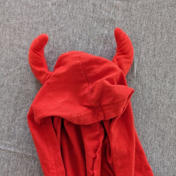 Joe Boxer Nightgown Womens Medium Always Naughty Hood devil Horns Halloween READ - Picture 6 of 9